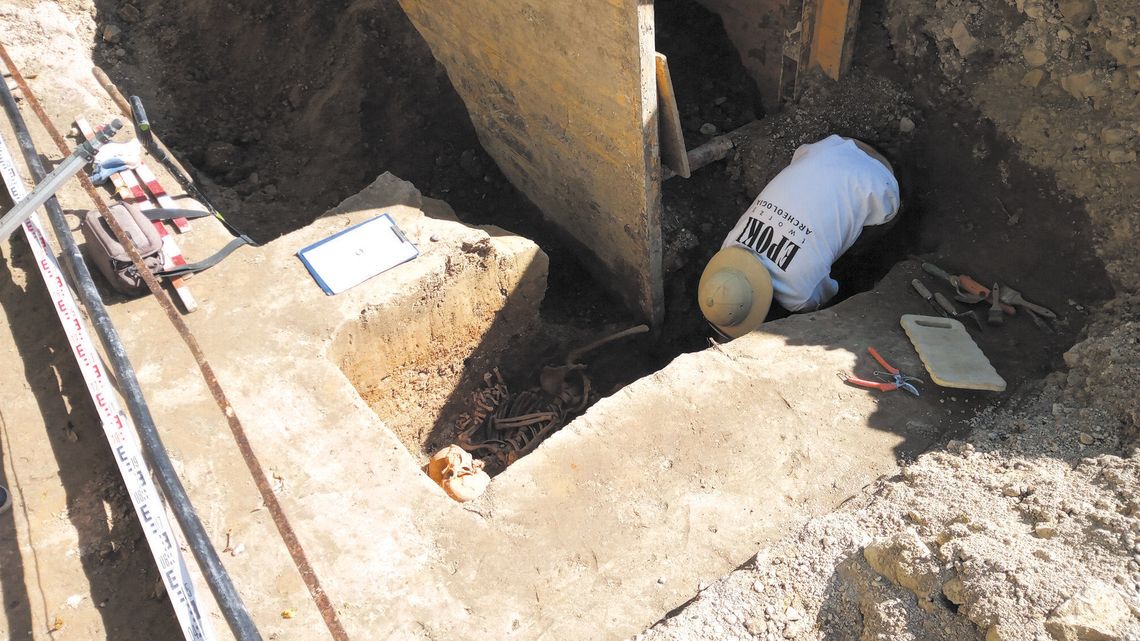 Podczas prac przy budowie szpitala znaleziono ludzkie kości. To byli żołnierze, tylko jacy?