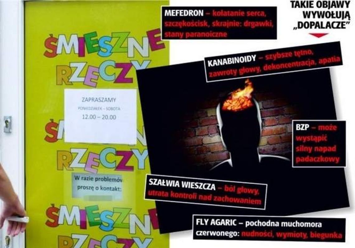 Podejrzane substancje w bydgoskim sklepie. Dopalacze wciąż trują?