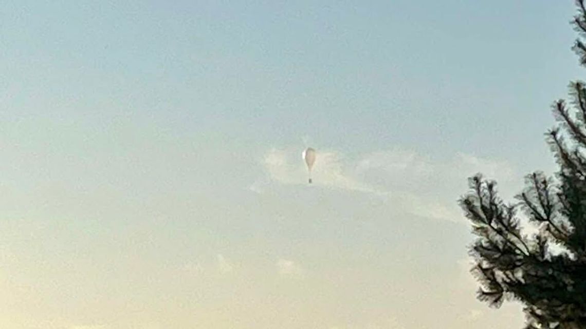 Podejrzany balon niedaleko granicy. Miejscowi wezwali policję