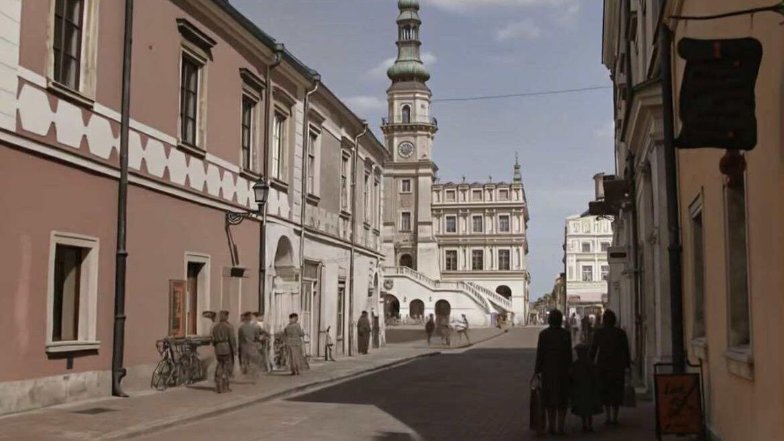 Podróż z teraźniejszości do przeszłości. Artysta znów ożywił miasto