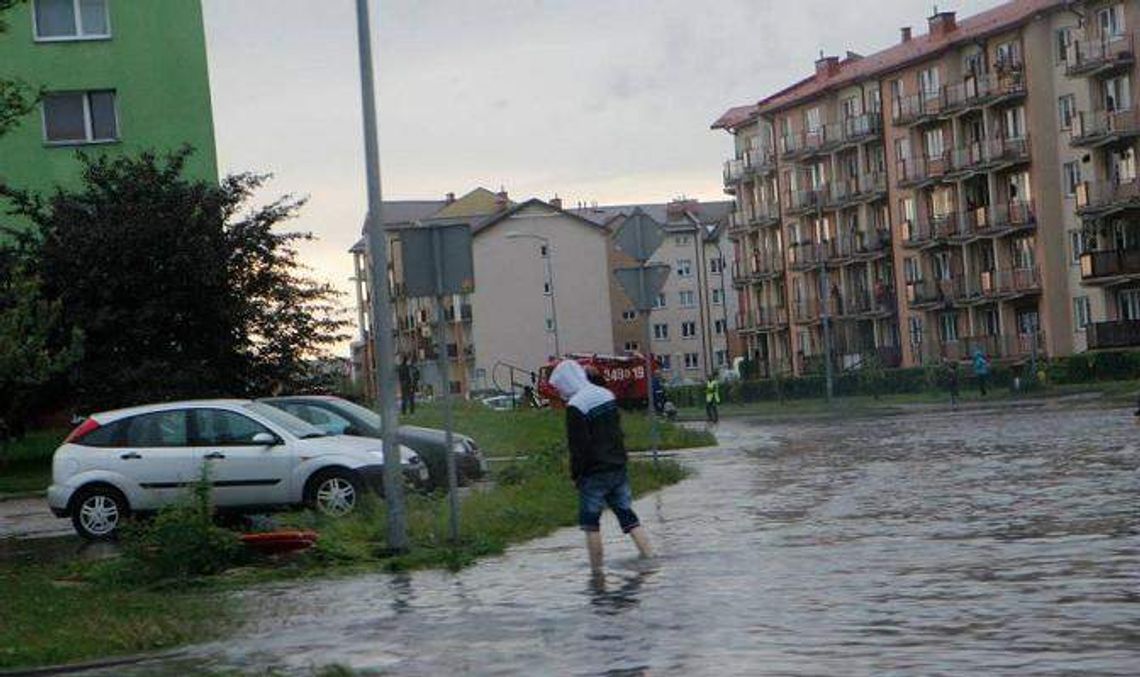 Podtopione piwnice i szpital. Wielka ulewa przeszła przez Białą Podlaskę