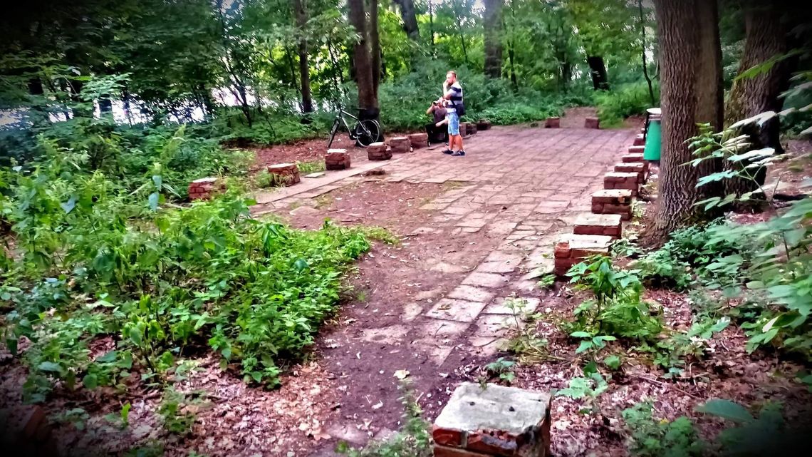 Podwórkowe gry i sprzątanie lasu za skateparkiem