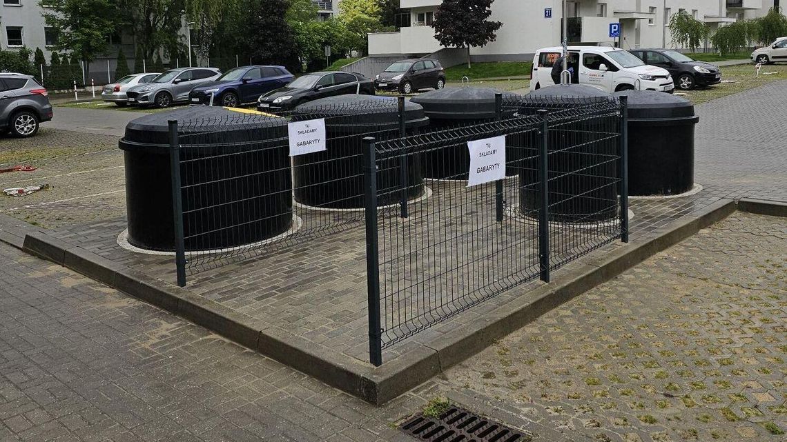 Podziemne pojemniki ma odpady komunalne w Lublinie