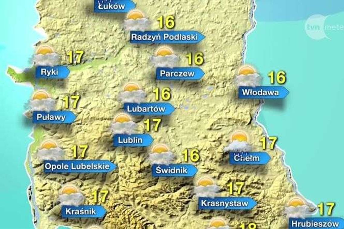Pogoda 18.09.2017 w Lublinie i woj. lubelskim Pogoda 18.09.2017 w Lublinie i woj. lubelskim