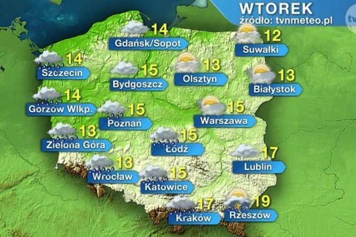 Pogoda Lublin: Jaka będzie pogoda 2 maja?