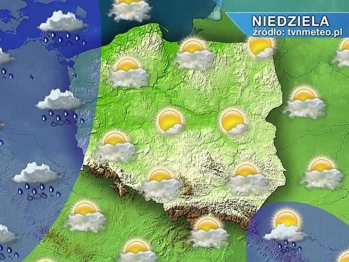 Pogoda na niedzielę: Będzie pogodnie