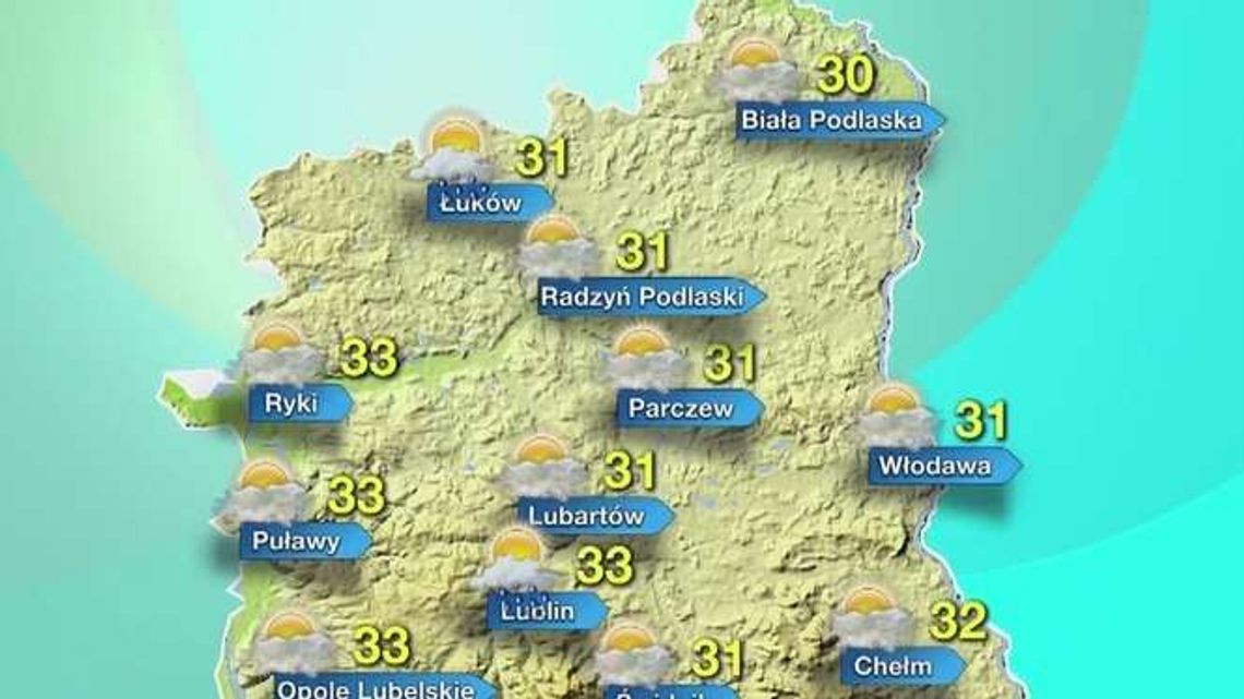 Pogoda na niedzielę w woj. lubelskim