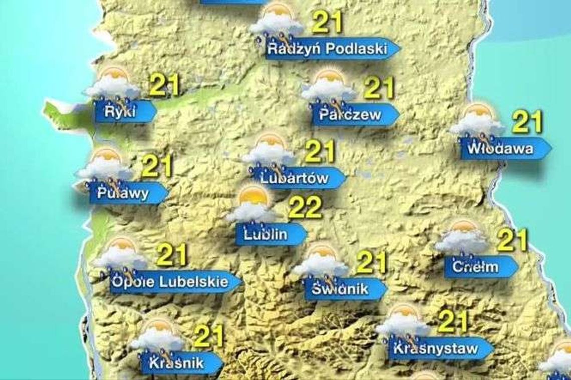 Pogoda na sobotę w Lublinie i woj. lubelskim