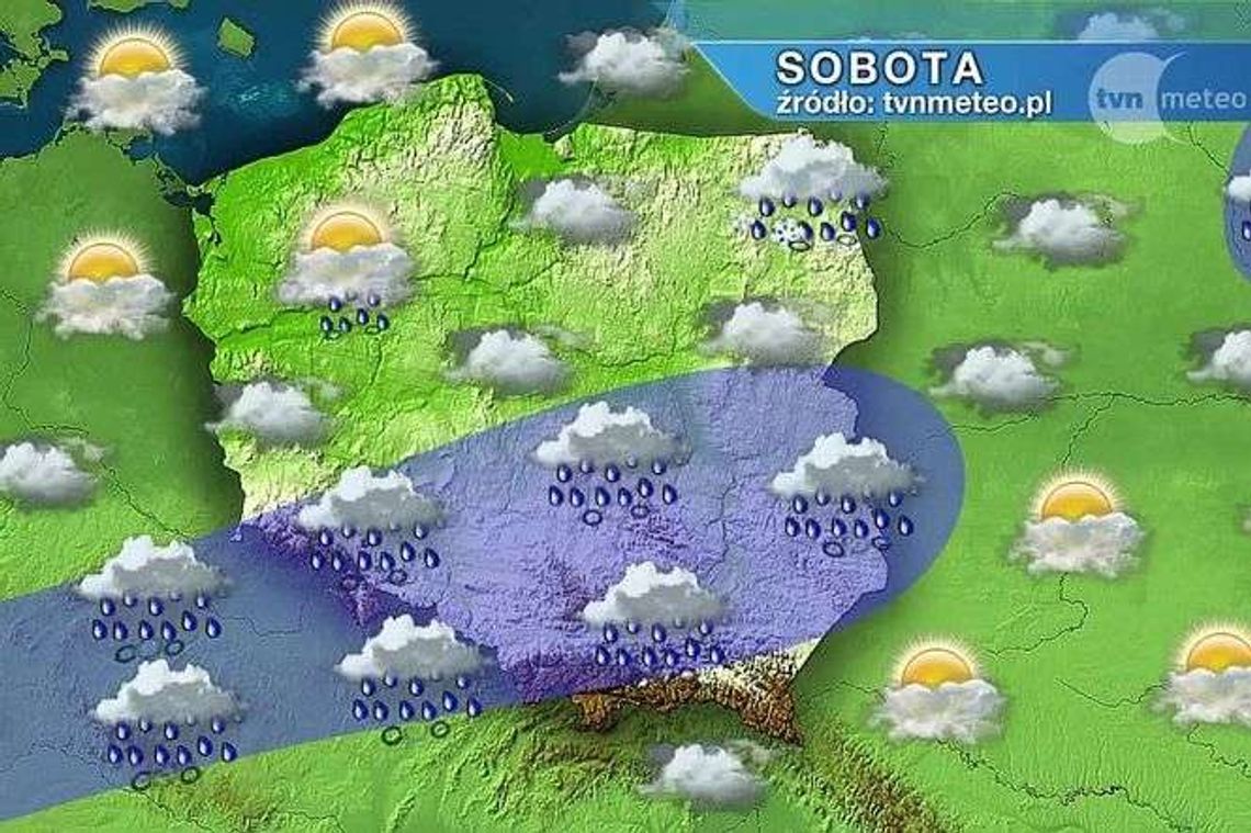 Pogoda na weekend: Będzie padać deszcz
