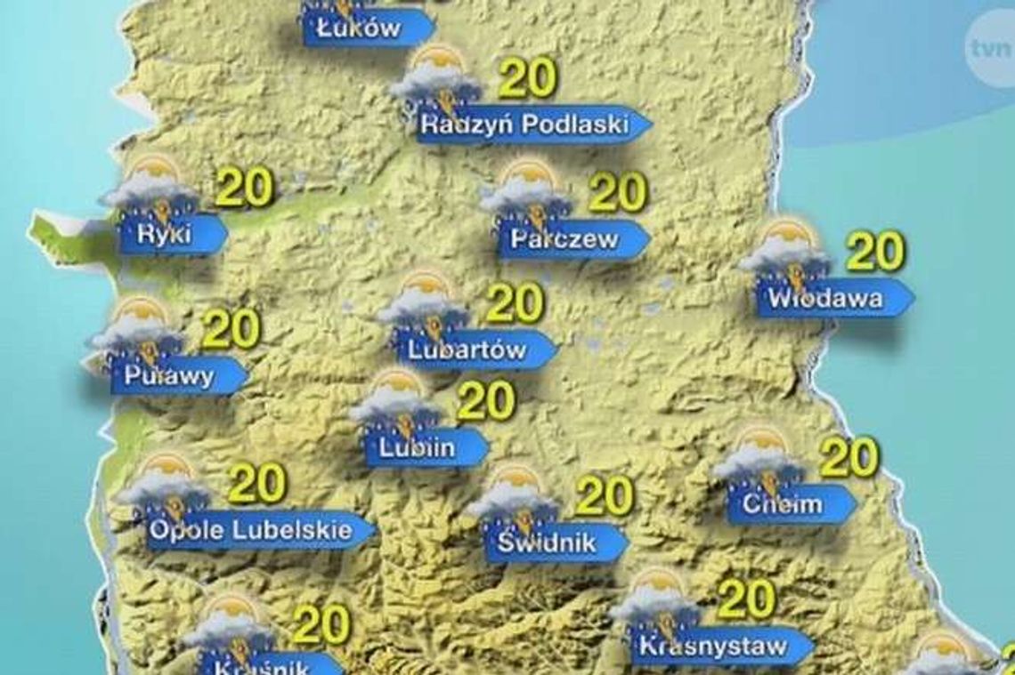 Pogoda w Lublinie i regionie. Dziś burzowo, w następne dni coraz cieplej Pogoda w Lublinie i regionie. Dziś burzowo, w następne dni coraz cieplej