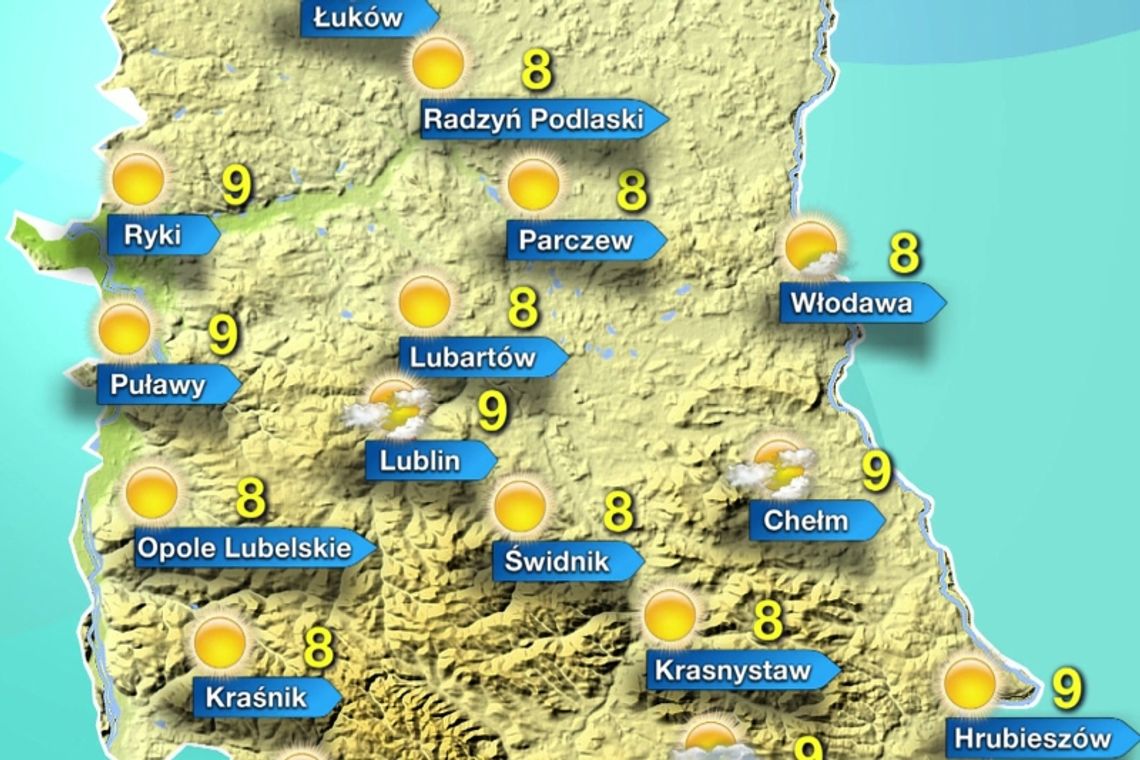 Pogoda w sobotę w Lublinie i woj. lubelskim