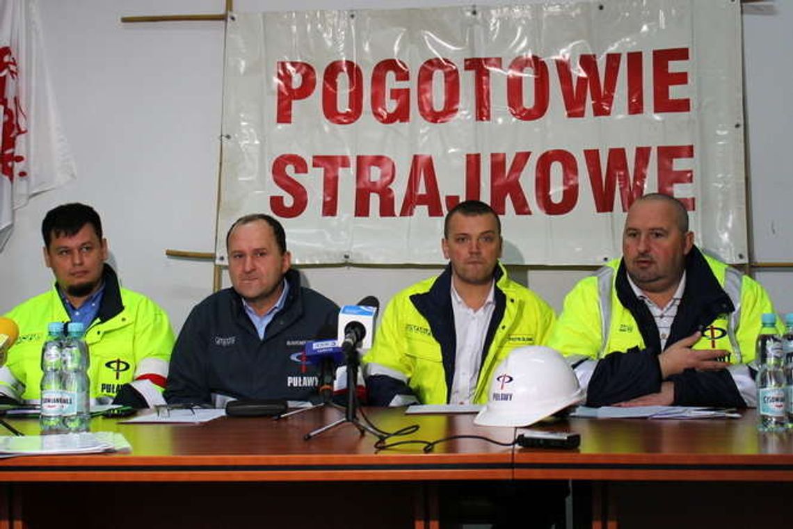 Pogotowie strajkowe w puławskich Azotach. Związkowcy żądają odwołania wiceprezesa