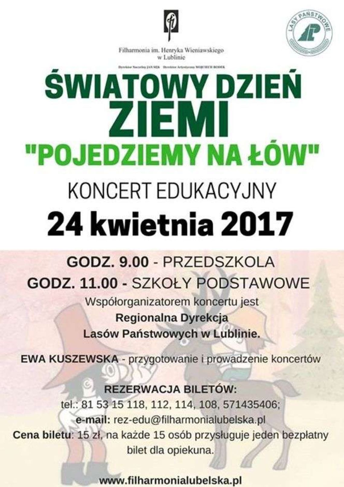 "Pojedziemy na łów" - koncert na Dzień Ziemi "Pojedziemy na łów" - koncert na Dzień Ziemi