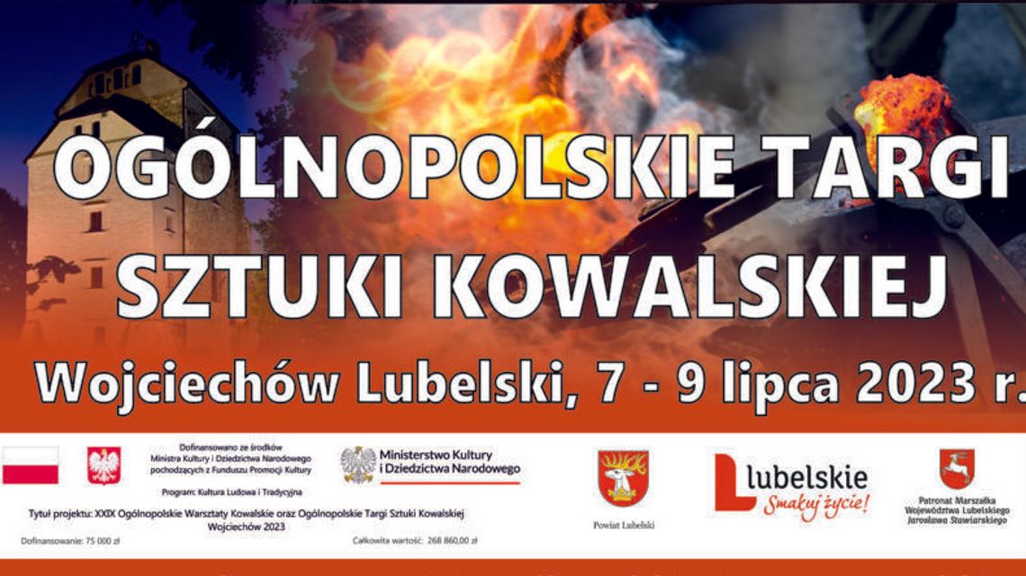 Pokazy kowalstwa, konkursy i koncerty. Ogólnopolskie Targi Sztuki Kowalskiej w Wojciechowie