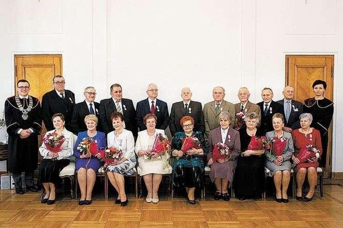 Pół wieku razem. Medale dla par z Zamościa