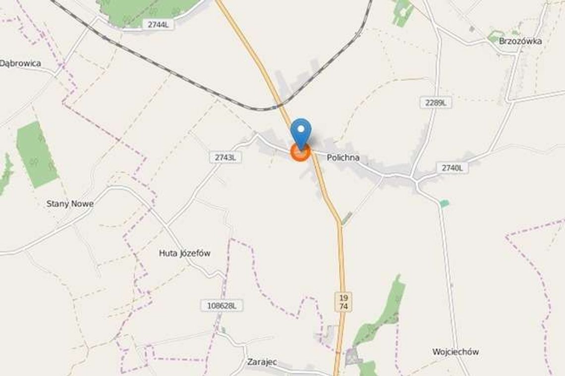  Polichna Pierwsza: Wypadek na drodze Kraśnik-Janów Lubelski