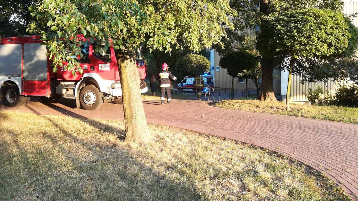 Policja i strażacy na ul. Wileńskiej. W mieszkaniu znaleziono ciało kobiety Policja i strażacy na ul. Wileńskiej. W mieszkaniu znaleziono ciało kobiety