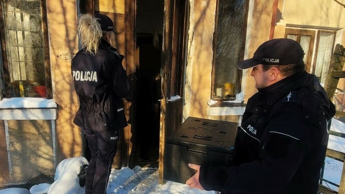 Policjanci dbają o potrzebujących