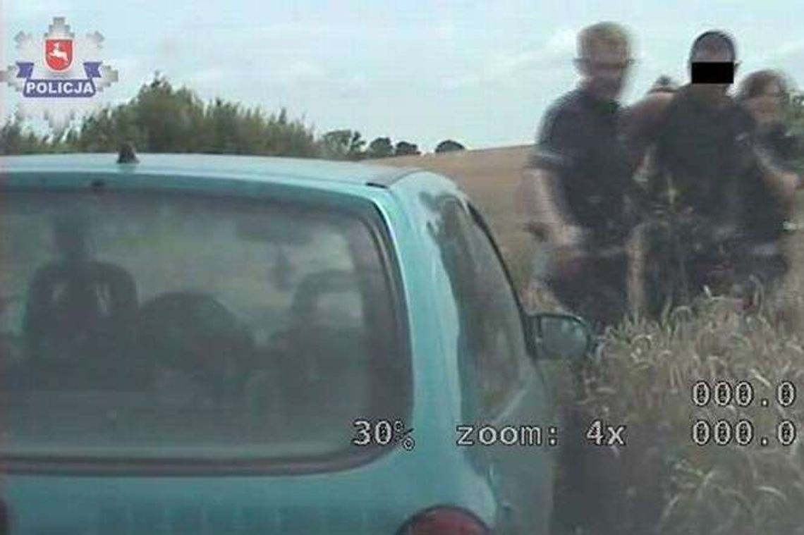 Policjanci dopadli go w łanach zboża. Pościg za 31-latkiem
