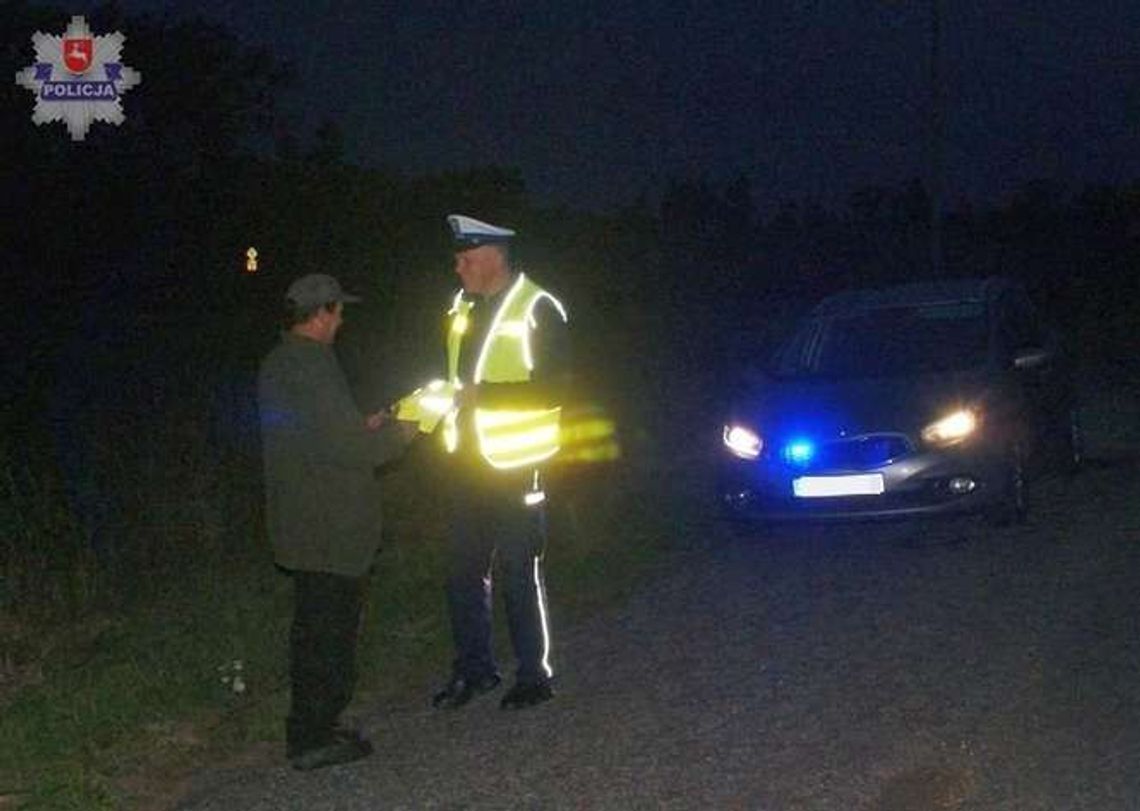 Policjanci kontrolowali pieszych na drogach