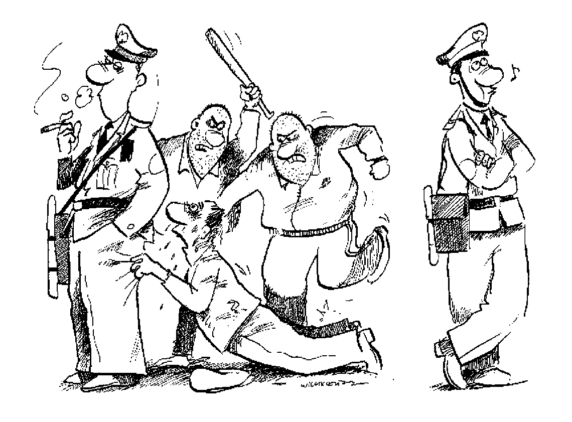 Policjantów napad nie interesuje Policjantów napad nie interesuje