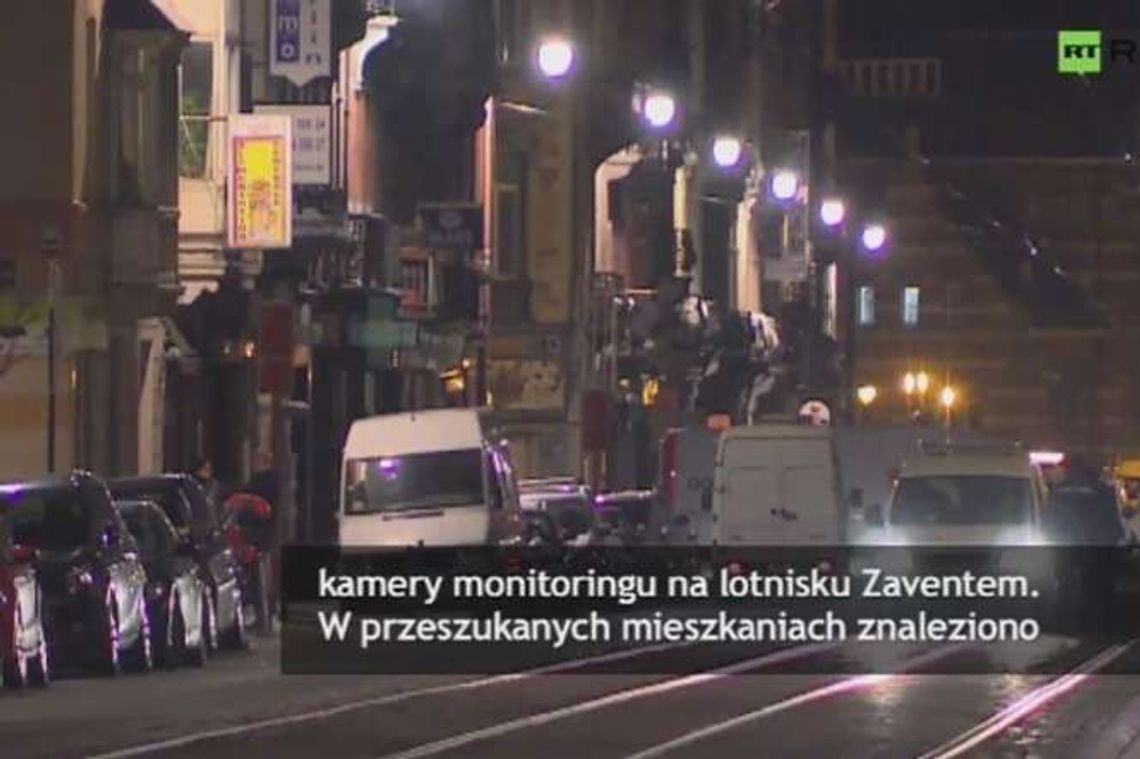 Policyjna obława w Brukseli. Znaleziono "pas samobójcy" oraz flagę Państwa Islamskiego