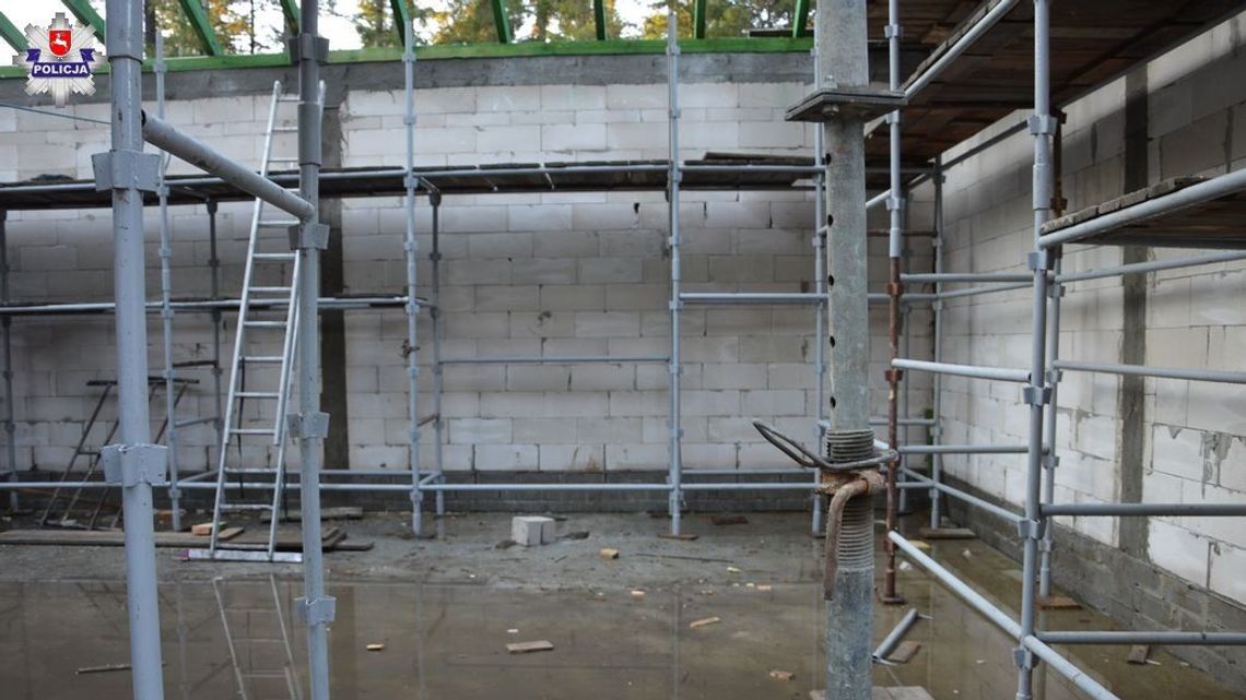 Połowa pracowników na budowie była pijana. 58-latek spadł z kilku metrów