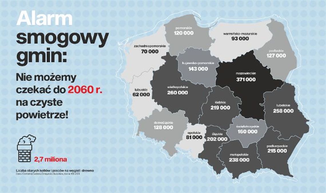 Polska dławi się smogiem. Samorządy biją na alarm: „Nie możemy czekać do 2060 roku!” Polska dławi się smogiem. Samorządy biją na alarm: „Nie możemy czekać do 2060 roku!”