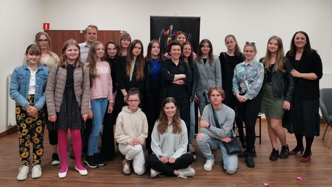 Polska Elsa, czyli Kasia Łaska spotkała się ze słuchaczami studia piosenki w Lublinie