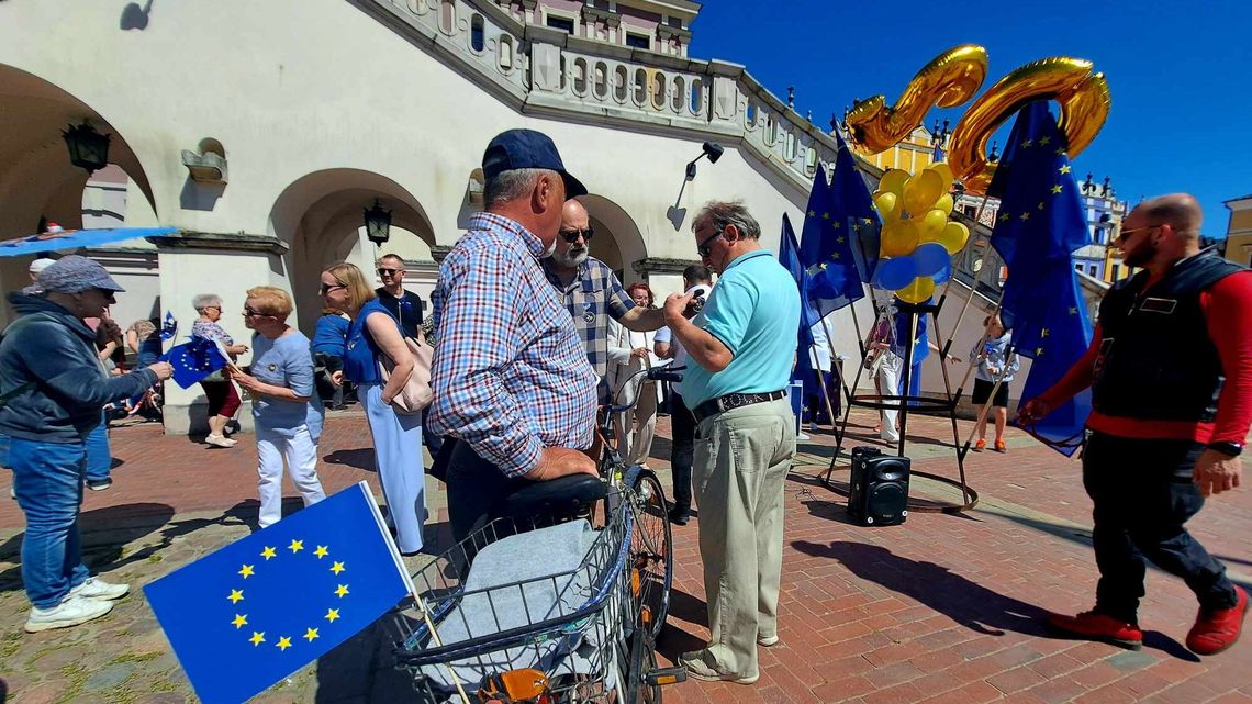 Polska już 20 lat w Unii Europejskiej. Tak rocznicę świętował Zamość