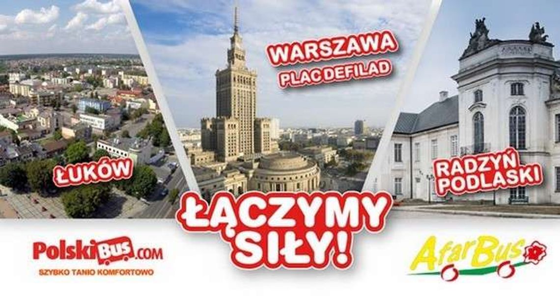 PolskiBus z AfarBusem z Radzynia Podlaskiego i Łukowa