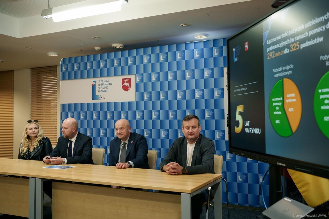 Ponad 500 mln zł dla lubelskich firm. Regionalny Fundusz Rozwoju podsumował pięć lat działalności Ponad 500 mln zł dla lubelskich firm. Regionalny Fundusz Rozwoju podsumował pięć lat działalności