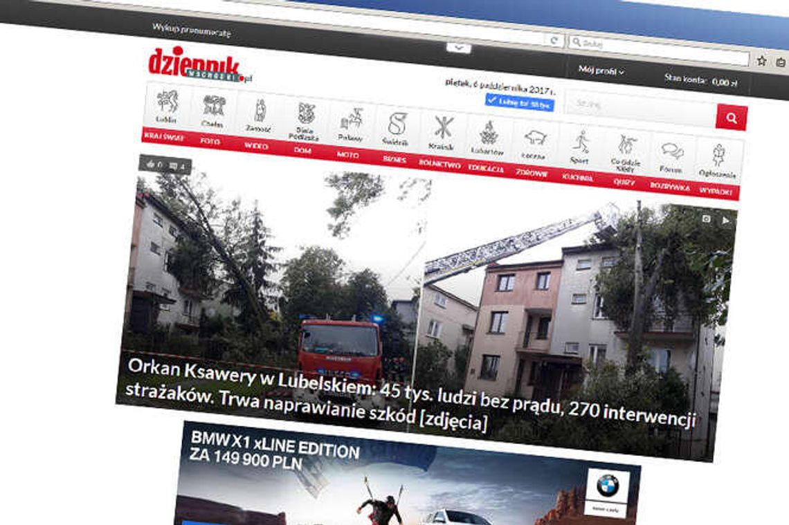 Ponad milion użytkowników na Dzienniku Wschodnim!