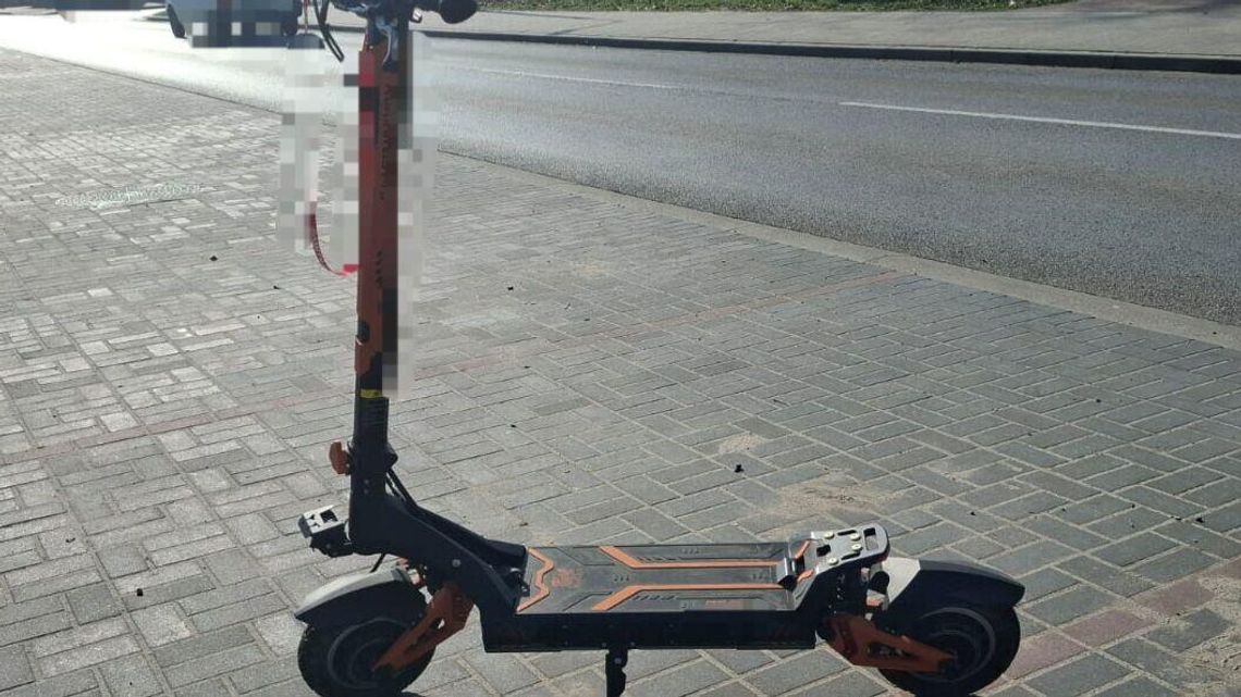 Popił, wskoczył na hulajnogę i zapłacił 2500 zł