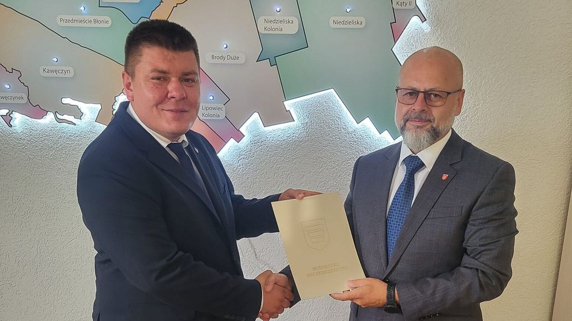 Poprzednik wyleciał po 2 miesiącach. Nowy wiceburmistrz to były policjant 