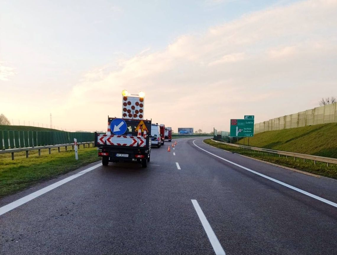 Poranny wypadek pod Lublinem. Lądował śmigłowiec LPR Poranny wypadek pod Lublinem. Lądował śmigłowiec LPR