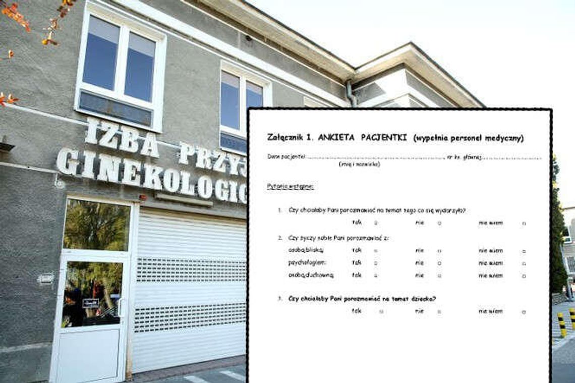 Poroniłaś albo urodziłaś martwe dziecko? Dostaniesz ankietę. "Czy chcesz porozmawiać z osobą duchowną?"