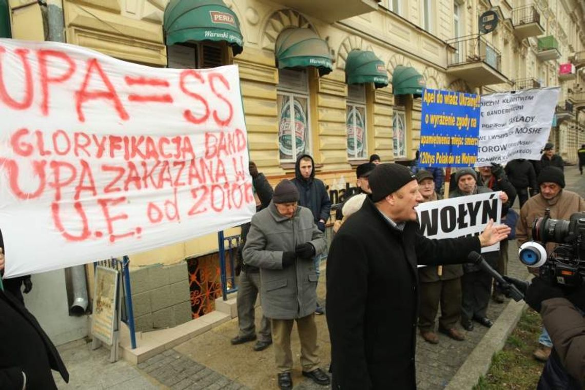 Poroszenko w Lublinie. Protest narodowców przed CK (wideo)