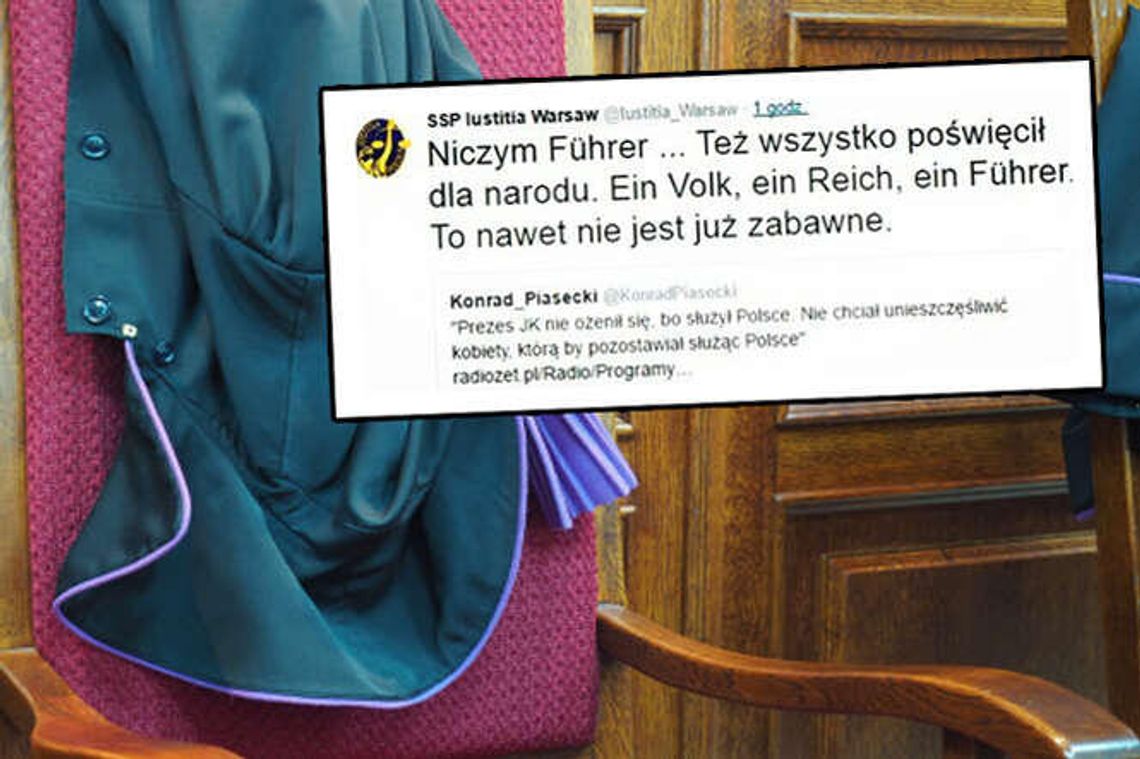 Porównał Kaczyńskiego do Hitlera. Jest kara dla sędziego za wpis w internecie Porównał Kaczyńskiego do Hitlera. Jest kara dla sędziego za wpis w internecie