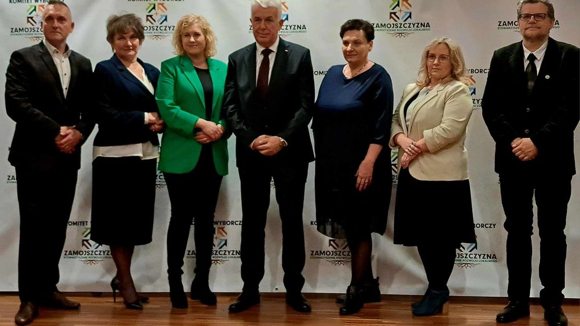Poseł przedstawił kandydatów na radnych. "Jestem szczęśliwcem"