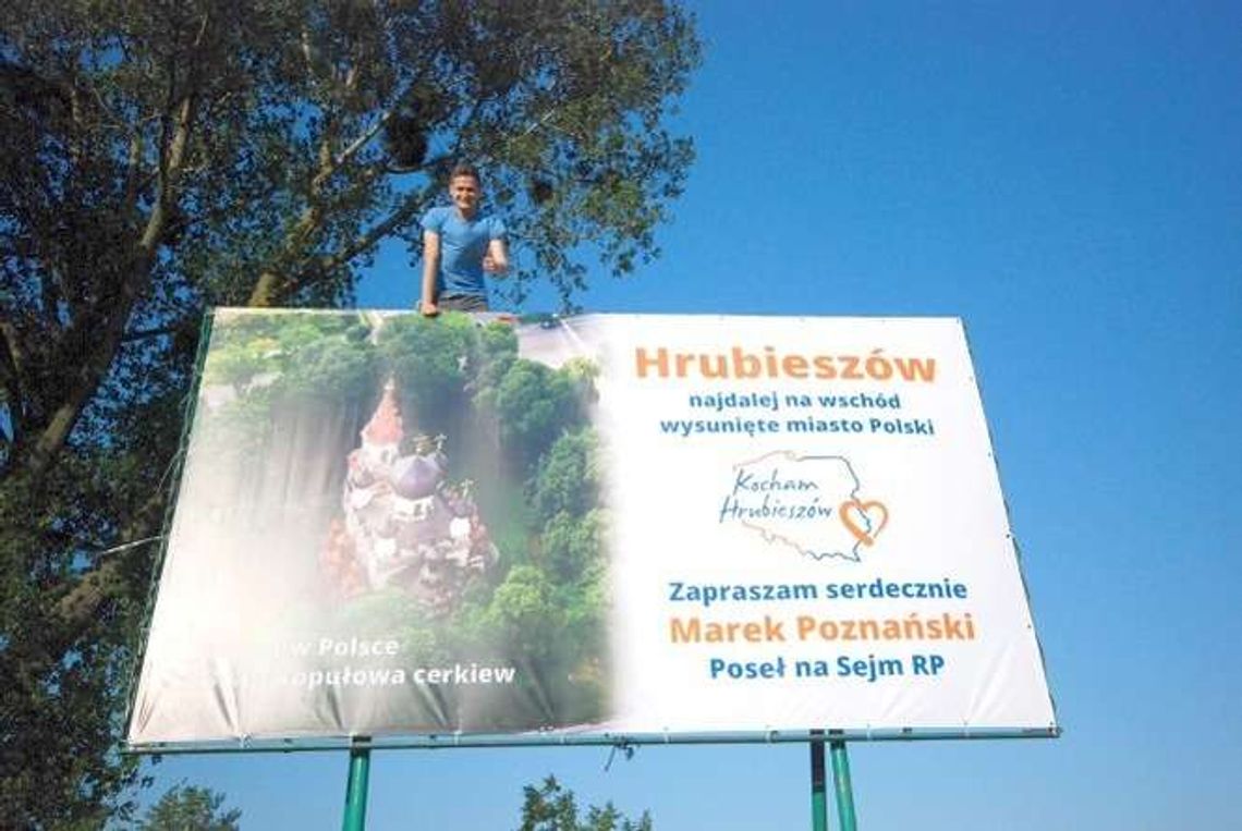 Poseł wydał dwie diety na billboardy promujące Chełm, Zamość i Hrubieszów