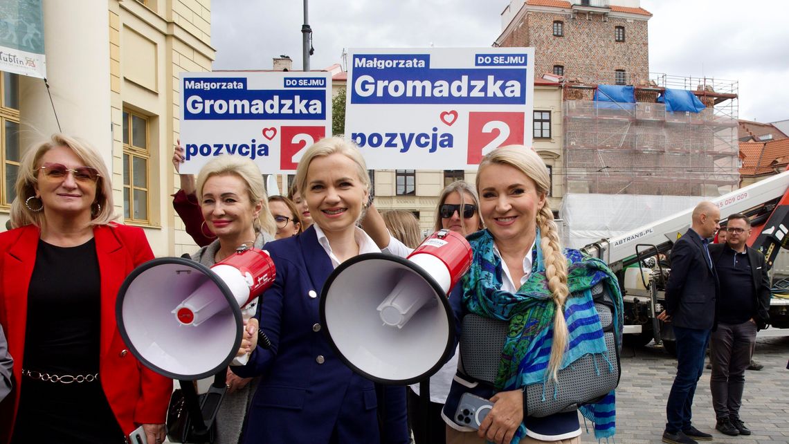 Posłanka Wcisło z ręką na temblaku apeluje: Kobiety idziemy na wybory! 