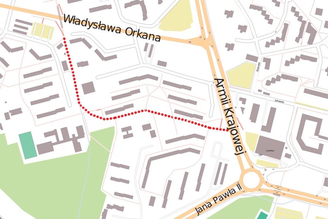 Pospolite ruszenie chodnikowe na os. Łęgi Pospolite ruszenie chodnikowe na os. Łęgi