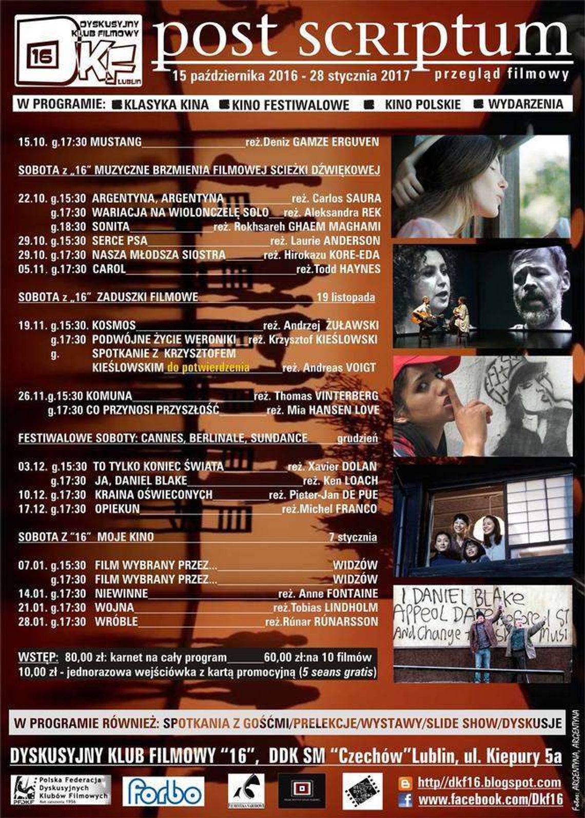 Post scriptum 2016/2017. Przegląd filmowy w kinie ABC