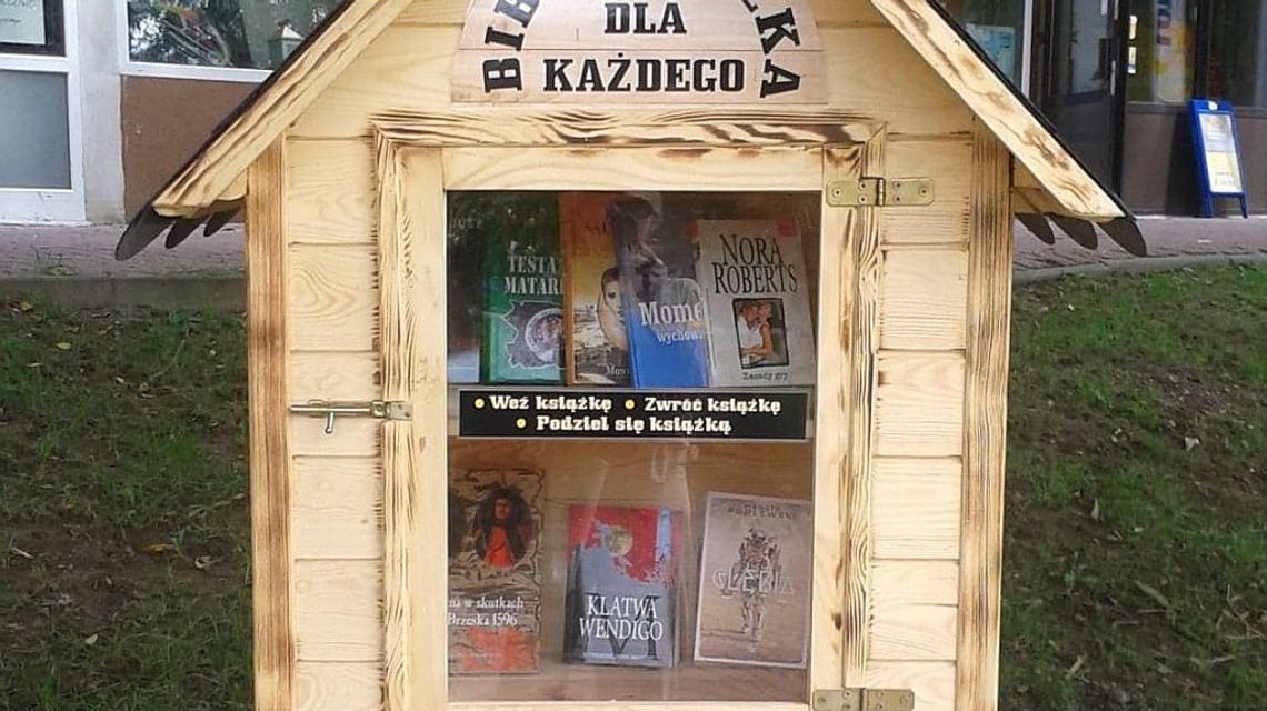 Postawili domki dla książek w mieście. "Pomysł spodobał się mieszkańcom"