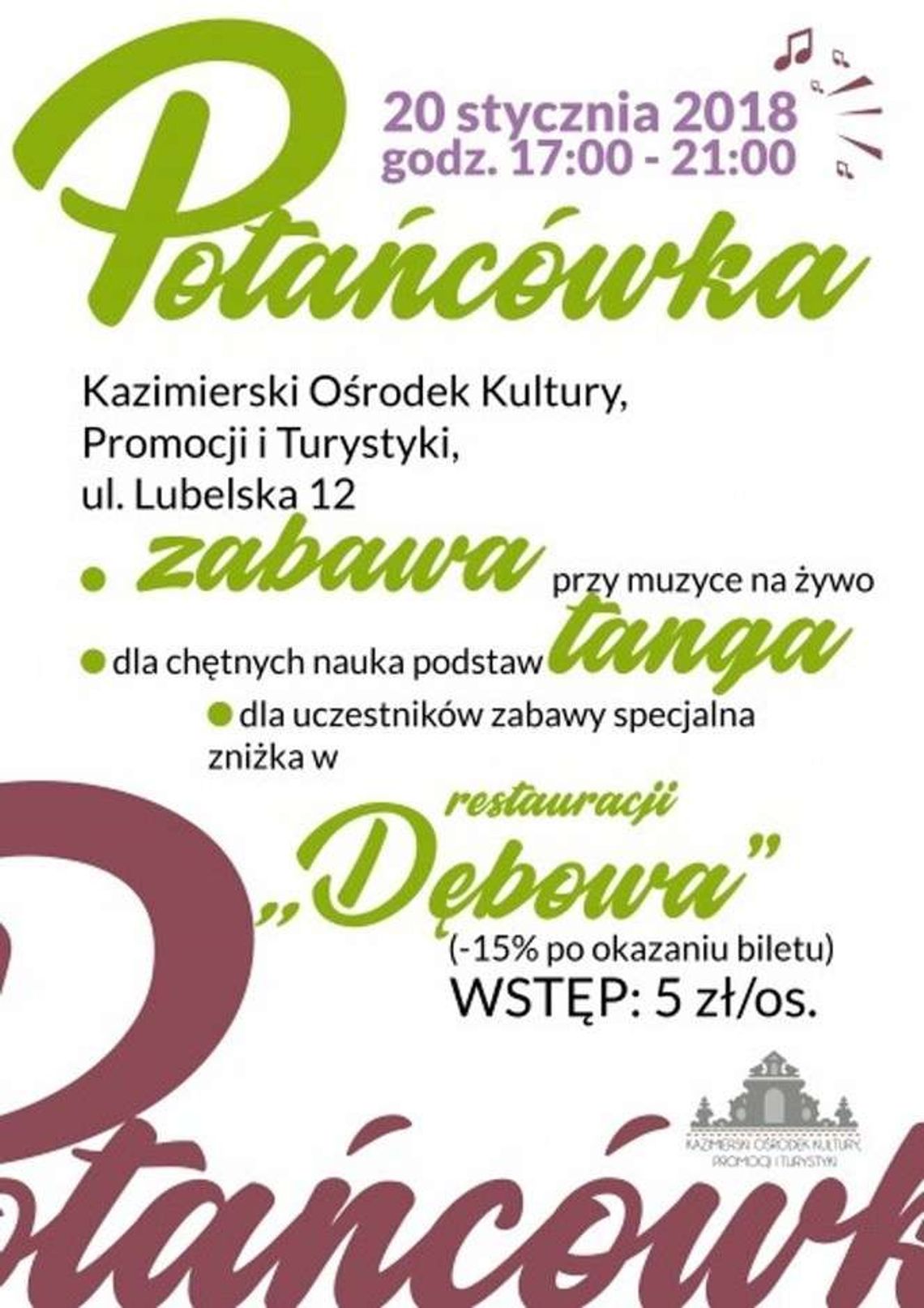 Potańcówka w Kazimierzu Dolnym