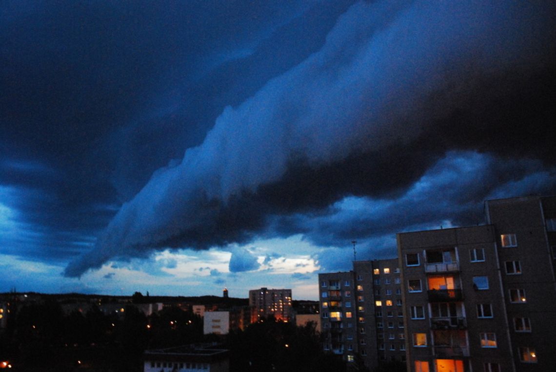 Potężna wichura i burza nad Lubuskiem (zdjęcia)