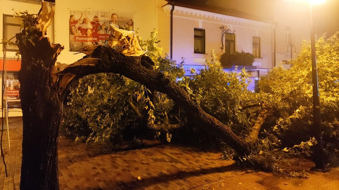 Potężne burze nad Lubelszczyzną. Prawie 400 strażackich interwencji (aktualizacja)