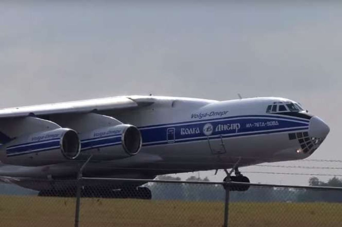 Potężny Ił-76 odleciał z lotniska Lublin (wideo)