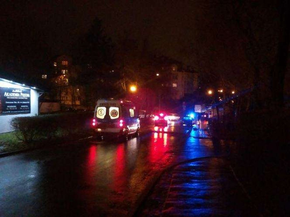 Potrącenie pieszego na ul. Herbowej w Lublinie